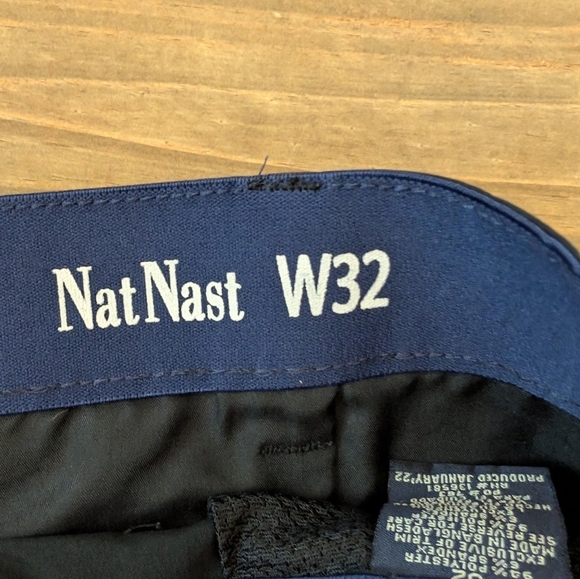 Men's NAT NAST Flat Front Zippered Pocket Shorts - Picture 6 of 8